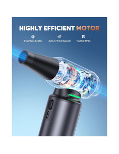 Soplador de Aire Comprimido OFISPEED W13 180000 RPM Recargable 2