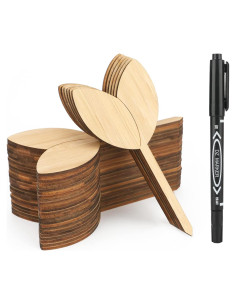 Etiquetas de Jardín de Bambú Kinglake 60 Pcs con Bolígrafo