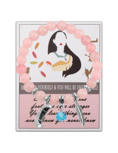 Pulsera Princesa Pocahontas LQRI Ajustable para Mujeres