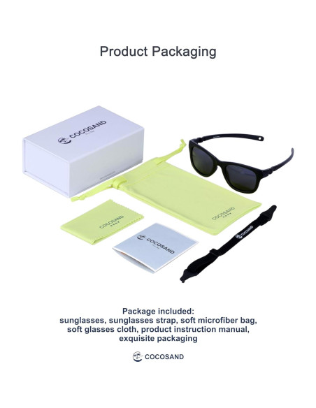 Gafas de sol COCOSAND para bebés 0-12 meses protección UV