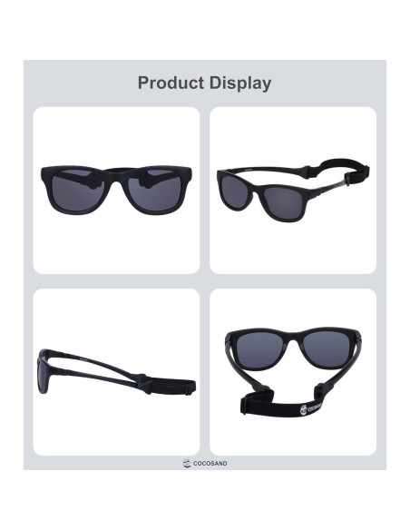 Gafas de sol COCOSAND para bebés 0-12 meses protección UV