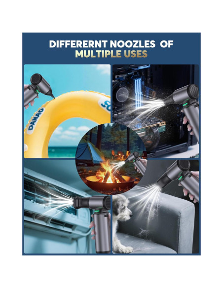 Soplador de Aire Comprimido OFISPEED W13 180000 RPM Recargable