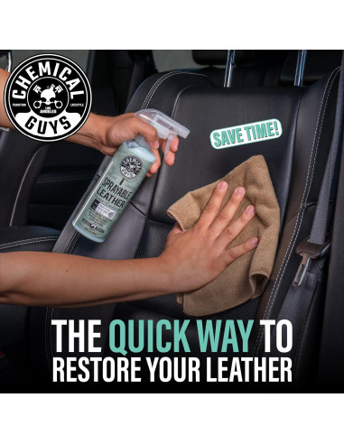Limpiador y Acondicionador de Cuero Spray Chemical Guys 473 ml