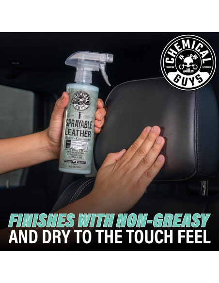 Limpiador y Acondicionador de Cuero Spray Chemical Guys 473 ml