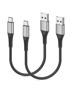 Cable corto USB A a USB C 1 pie Umefly carga rápida 3A