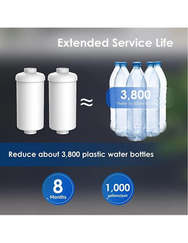 Sistema de Filtro de Agua Amwater 2.25G Acero Inoxidable con Filtros