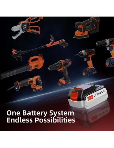 Batería de Litio 4.0Ah Black and Decker 20V Compatible