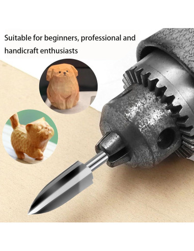 Juego de Puntas de Tallado en Madera Wonys, 10 Piezas 3 mm