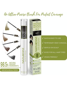 Retocar Raíces Instantáneo Naturtint - Negro 9.8 ml 2-en-1 2