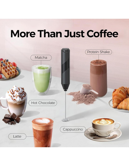 Batidor Eléctrico de Leche YARRAMATE MFBO-S2 Negro 21.5cm