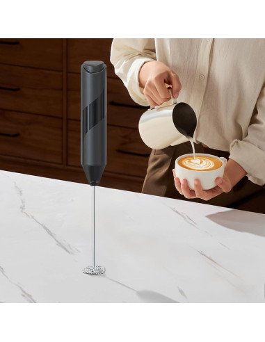 Batidor Eléctrico de Leche YARRAMATE MFBO-S2 Negro 21.5cm
