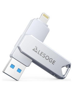 Unidad Flash USB 128GB LESOGE MFi para iPhone y Android