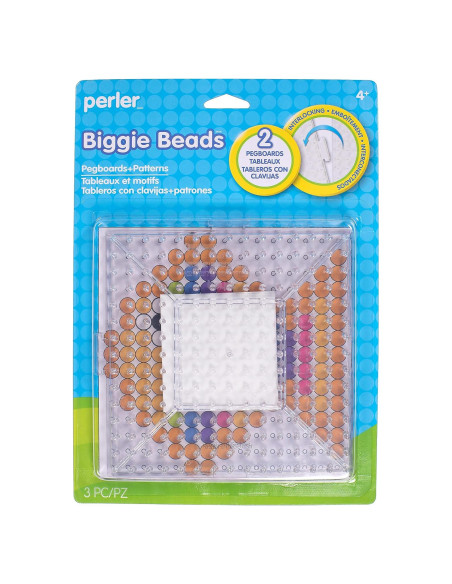 Tableros de Perforación Perler Biggie Beads 3 pcs 26.6x19 cm Tableros de Perforación Perler Biggie Beads 3 pcs 26.6x19 cm