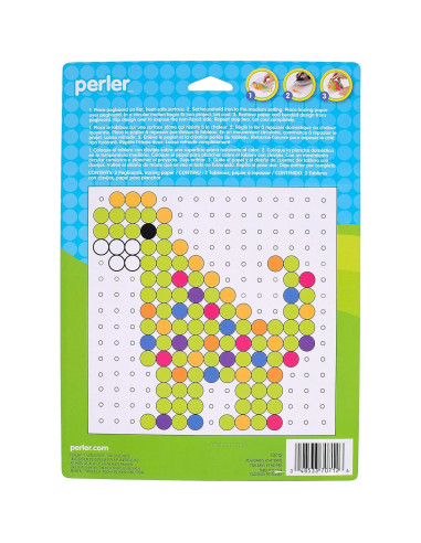 Tableros de Perforación Perler Biggie Beads 3 pcs 26.6x19 cm