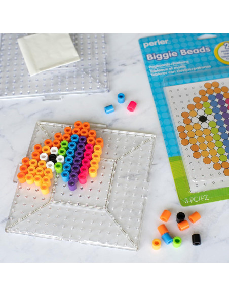 Tableros de Perforación Perler Biggie Beads 3 pcs 26.6x19 cm Tableros de Perforación Perler Biggie Beads 3 pcs 26.6x19 cm