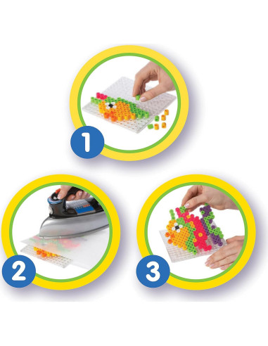 Tableros de Perforación Perler Biggie Beads 3 pcs 26.6x19 cm