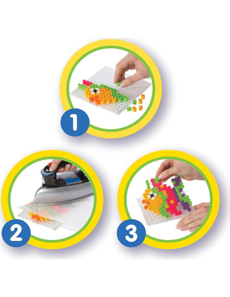 Tableros de Perforación Perler Biggie Beads 3 pcs 26.6x19 cm Tableros de Perforación Perler Biggie Beads 3 pcs 26.6x19 cm