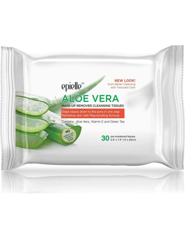 Toallitas Desmaquillantes Epielle, 30 Unidades, Hipoalergénicas