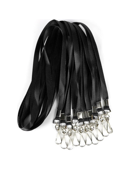 Cintas para el cuello Hontmy 50 piezas nylon coloridas