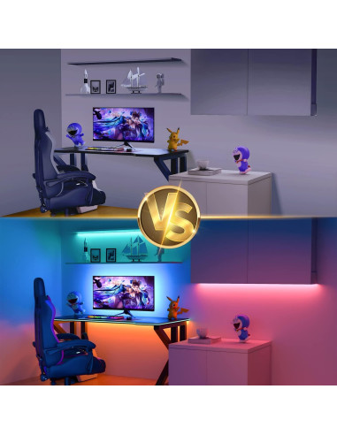 Tira LED Inteligente Aigostar 2.01m RGB Control Voz App