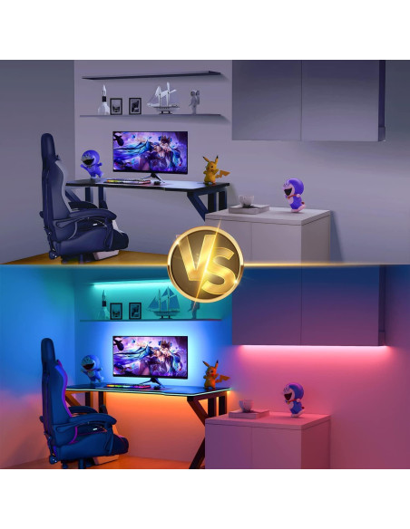 Tira LED Inteligente Aigostar 2.01m RGB Control Voz App