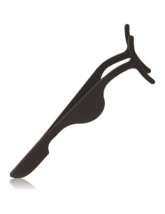 Pinzas para Pestañas Postizas EIAKE - Acero Inoxidable Negro 2
