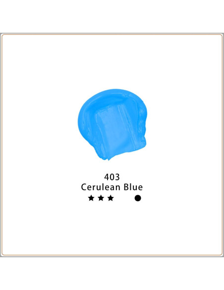 Pintura Acrílica Azul Cerúleo Artecho 120ml Brillante