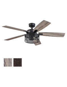 Ventilador de Techo Honeywell Carnegie 132 cm con Luz y Control Remoto