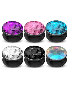 Soporte de Teléfono Frienda 6 Piezas Cristal Adhesivo Colores