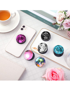 Soporte de Teléfono Frienda 6 Piezas Cristal Adhesivo Colores 2