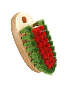 Cepillo Limpiador de Verduras KONEX - Mango de Madera, 11.4 cm