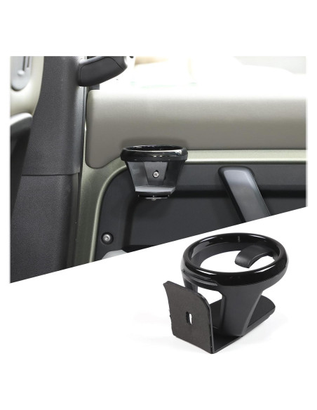 Soporte para Tazas de Puerta Land Rover Defender 2020-2025 Negro