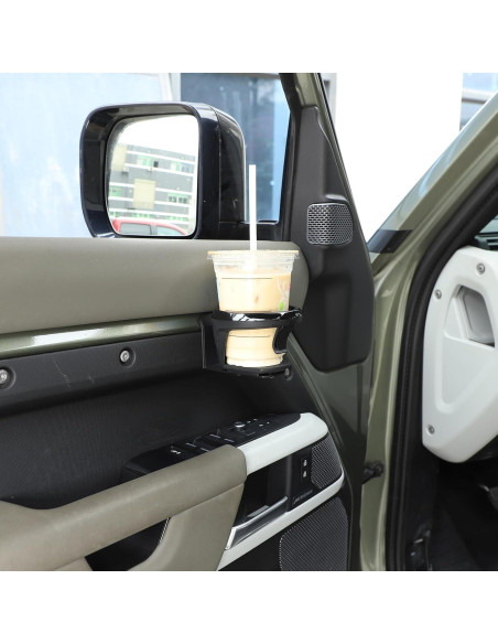 Soporte para Tazas de Puerta Land Rover Defender 2020-2025 Negro