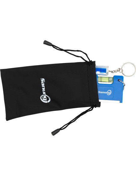 Niveles de Burbuja Mini Portátiles Sanung - 4 Piezas con Base Magnética