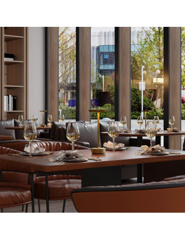 2 Lámparas de Mesa Inalámbricas Recargables FDIDC 5000mAh LED