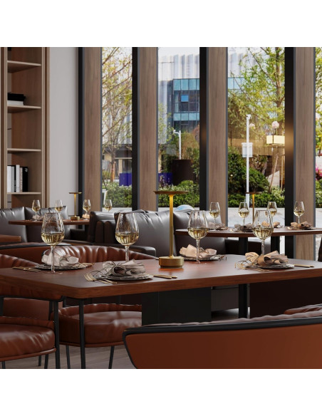 2 Lámparas de Mesa Inalámbricas Recargables FDIDC 5000mAh LED