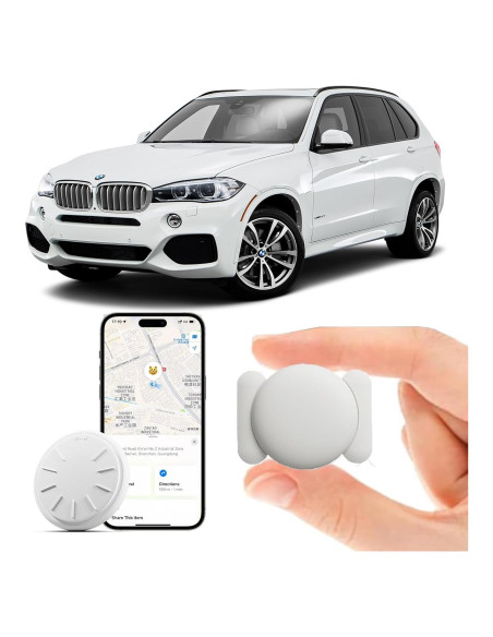 Rastreador GPS para Vehículos ZFSJTAG Magnético Blanco