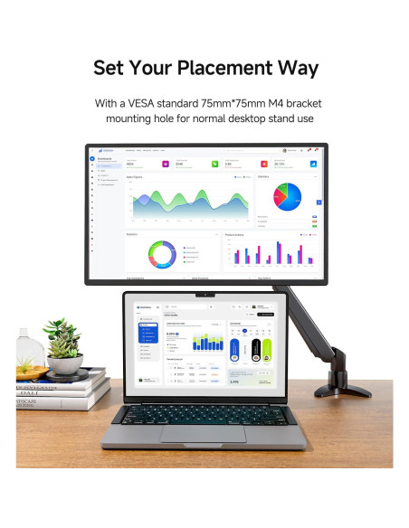 Monitor Portátil AOKER D1 FHD 24" 1080P 100Hz IPS USB-C HDMI
