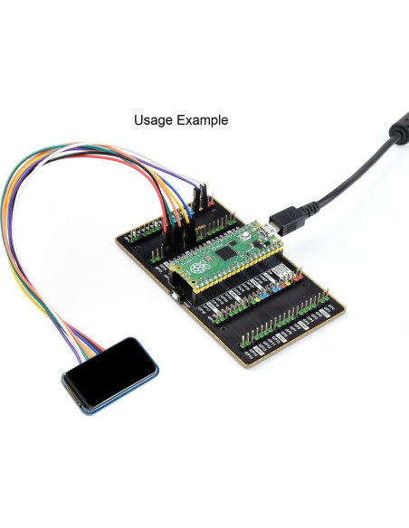 Módulo LCD 1.47" Waveshare para Raspberry Pi 172x320 SPI Módulo LCD 1.47" Waveshare para Raspberry Pi 172x320 SPI