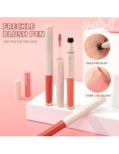 Kit Pro de Lápiz 2-en-1 RG ROUGE LX: Sello de Pecas + Rubor 2