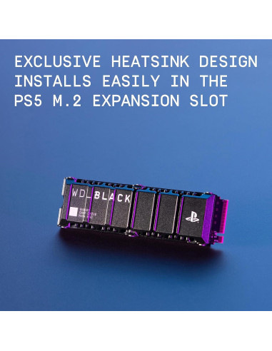 SSD M.2 WD_BLACK SN850P 2TB para PS5 hasta 7300MB/s