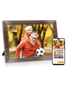 Marco de Fotos Digital WiFi HAOVM 10.1" HD 64GB