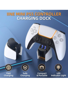 Base de Carga Rápida IINE para Controlador PS5 DualSense Edge 2