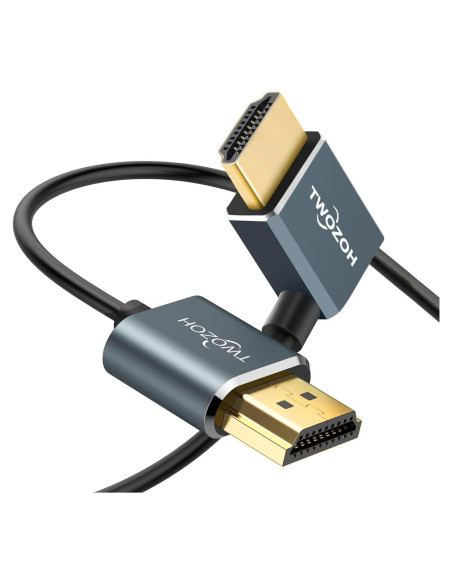 Cable HDMI Flexible Twozoh 3M con Ángulo Recto 90 4K 60Hz