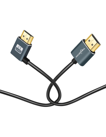 Cable HDMI Flexible Twozoh 3M con Ángulo Recto 90 4K 60Hz