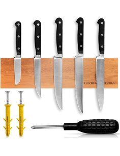 Soporte Magnético para Cuchillos TRIPLE M VENTURES 30x10cm 2