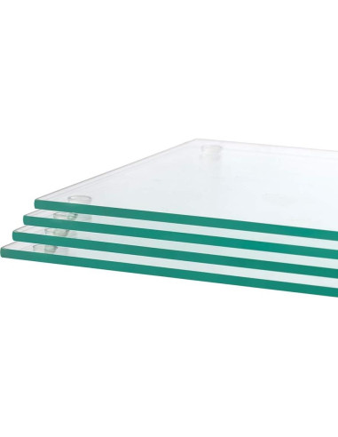 Conjunto de 4 Tablas de Cortar de Vidrio Murrey Home 40x30cm
