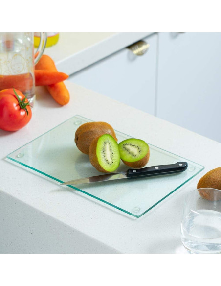 Conjunto de 4 Tablas de Cortar de Vidrio Murrey Home 40x30cm