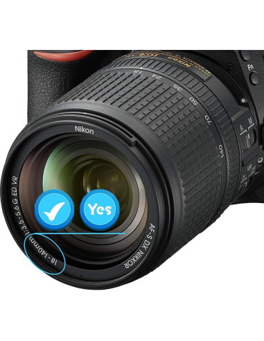 Cubierta de lente 67mm para Nikon y Canon - 2 Piezas