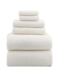 Juego de Toallas de Baño YTYC 6 Piezas Microfibra 100x200 cm